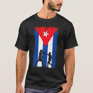 Kubanisches Boxen Kuba-Flagge T-Shirt