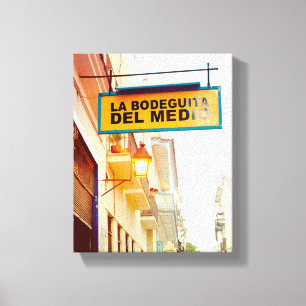 Kubanisches Foto Alt-Havanna Habana Bodegita Leinwanddruck