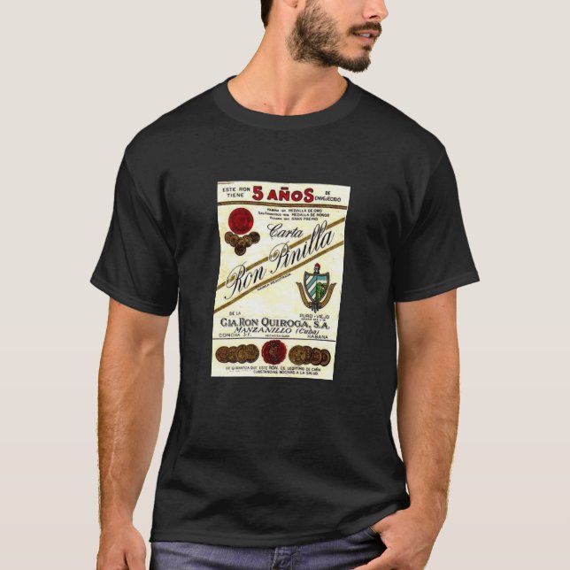 Kubanisches Rum-Shirt T-Shirt (Vorderseite)