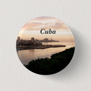 Kubanisches Stadtbild Button