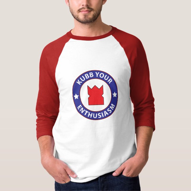 Kubb Ihre Begeisterung T-Shirt (Vorderseite)