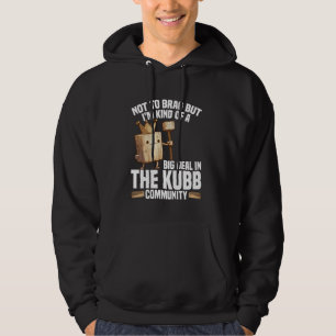 Kubb King Viking Schach Player Rutsche Spiel Set K Hoodie