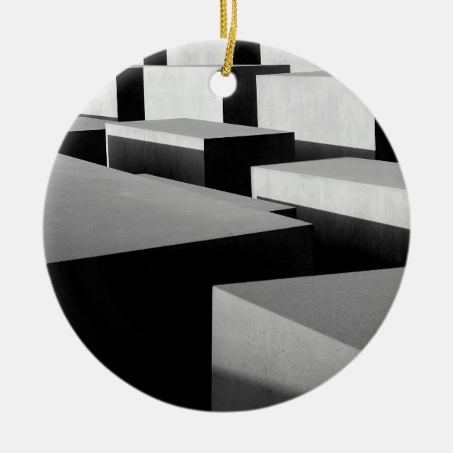 Kuben in Berlin Keramik Ornament (Vorne)