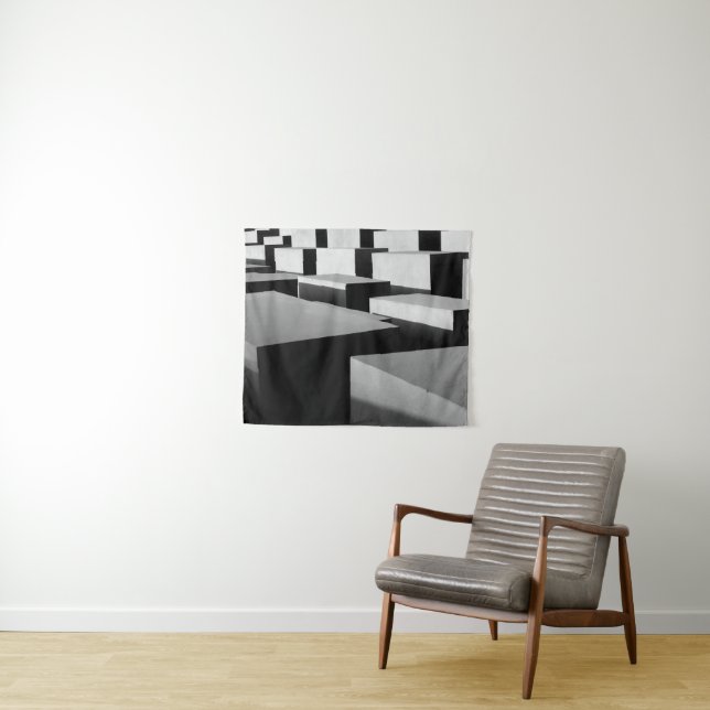 Kuben in Berlin Wandteppich (Beispiel (Horizontal))