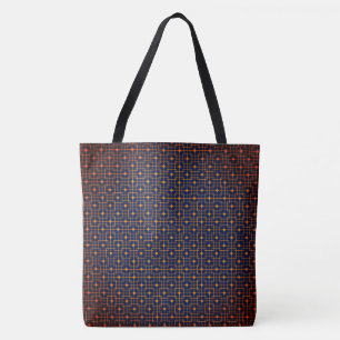 Kubik, Kubik und Kubik zeigen chinesisches Muster Tasche