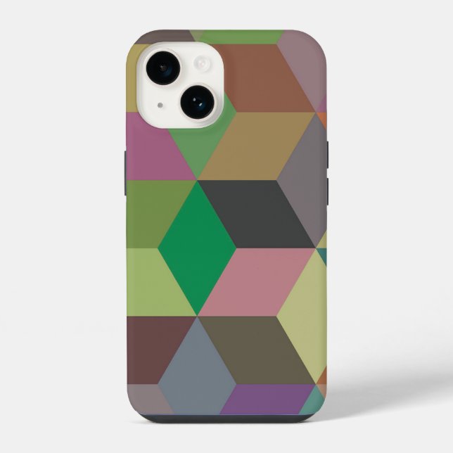 Kubisch  iPhone 14 hülle (Rückseite)