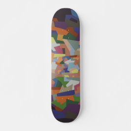 Kubismus Ästhetik Skateboard