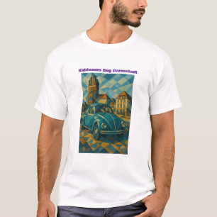 Kubismus Bug am Fünffingerturm Darmstadt T-Shirt