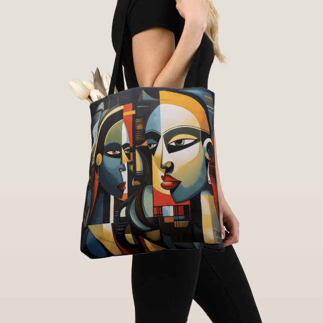 Kubismus Frauen Tasche (Von Nahem)