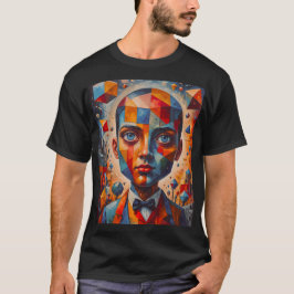 Kubistische Träume: Die fragmentierte Realität ein T-Shirt