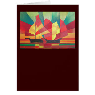 Kubistischer Abstrakte von Junk Sails und Ocean Sk
