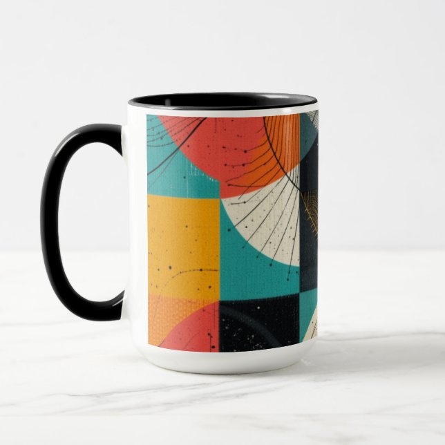 Kubistischer Fisch 444 mg Tasse (Links)