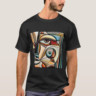 Kubistisches Ausdrucksmännchen - T-Shirt 2