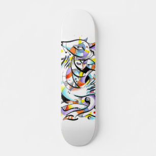 Kubistisches Hundeschilddeck Skateboard