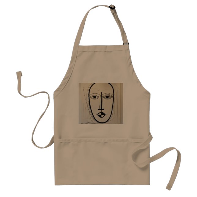 Kubistisches Kunstkünstlerische Smock - Einzigarti Schürze (Vorne)