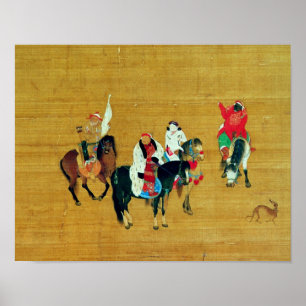 Kublai Khan Jagd, Yuan-Dynastie Poster