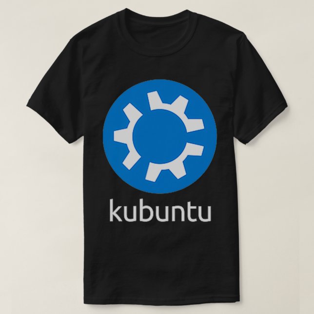 Kubuntu Linux Software Security und P T-Shirt (Design vorne)