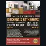 Küche & Badezimmer Design, Küche/Badezimmer Fitter Flyer<br><div class="desc">Küche & Badezimmer Design,  Küche/Bad Fitter Firma Werbung Flyer von der Business Card Store.</div>