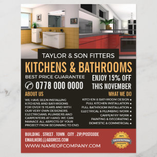 Küche & Badezimmer Design, Küche/Badezimmer Fitter Flyer