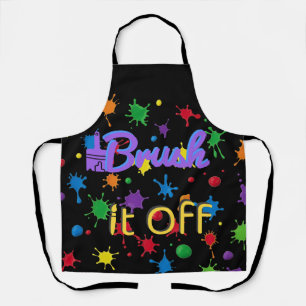 Küche "Brush It Off" farbenfrohe Paint Splash Craf Schürze