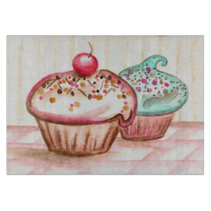 Küche Cupcake Geschenk Schneidebrett
