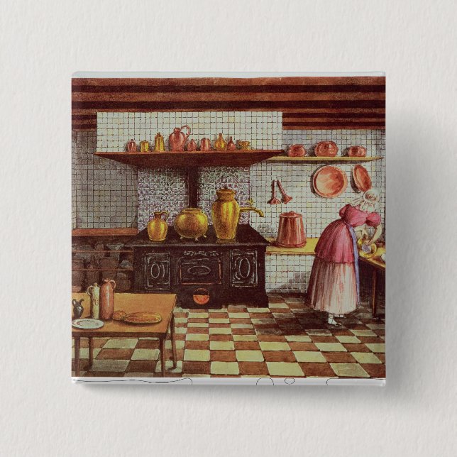 Küche des Hotels St.Lucas Button (Vorderseite)