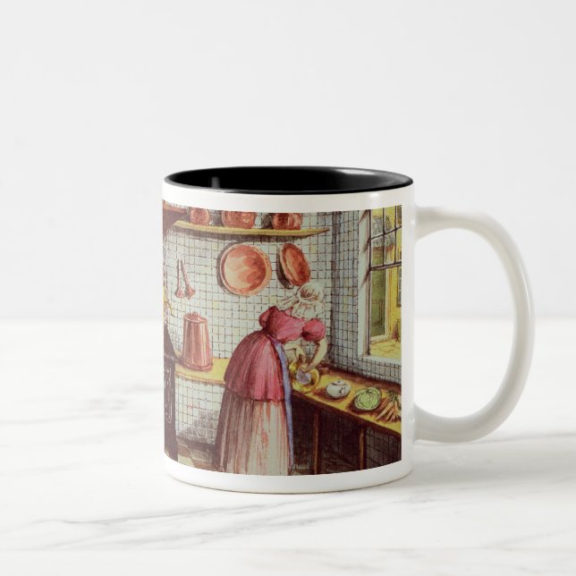 Küche des Hotels St.Lucas Zweifarbige Tasse (Rechts)