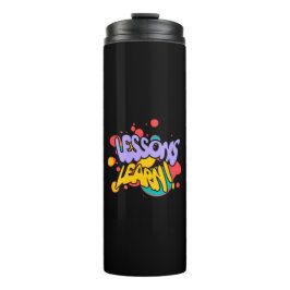 KÜCHE FARBSPLATTER LEKTIONEN THERMAL TUMBLER  THERMOSBECHER