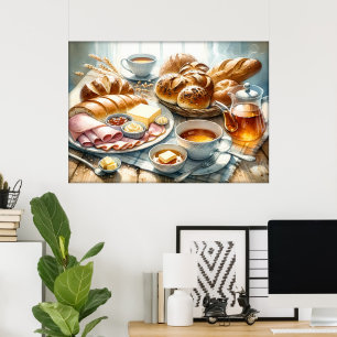 Küche für lustige Lebensmittel-Liebhaber Poster