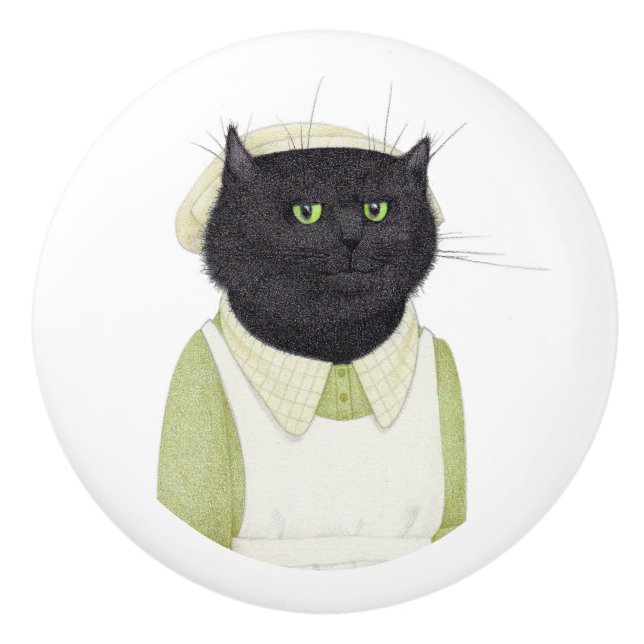 KÜCHE MAID CAT-Keramik Keramikknauf (Vorderseite)