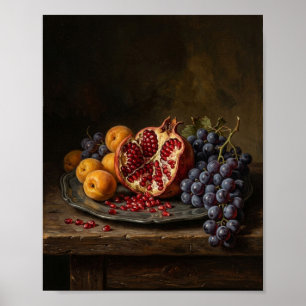 Küche mit Obst Stilleben II Poster