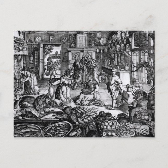 Küche Räume Postkarte (Vorderseite)