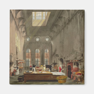 Küche, St. James's Palace, graviert von William J. Magnet
