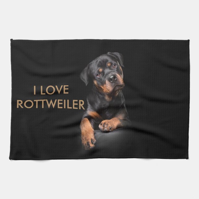 Küche Towl Rottweiler Handtuch (Horizontal)