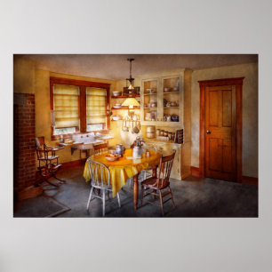 Küche - Typische Bauernküche Poster