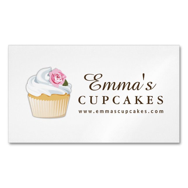 Kuchen-Bäckerei Magnetische Visitenkarte (Vorderseite)