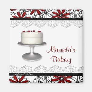 Kuchen-Blumen-Grenzmagnet Magnet