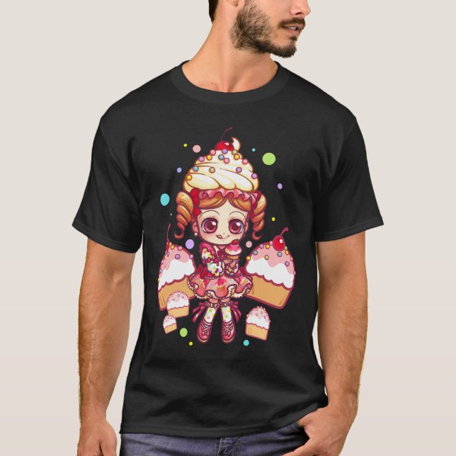 Kuchen-Chan-Dunkelheits-Shirt T-Shirt (Vorderseite)