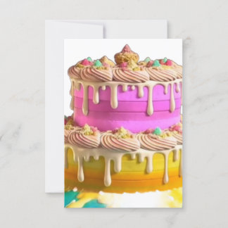 Kuchen Dankeskarte
