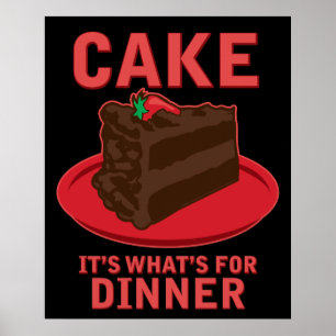 Kuchen, das ist, was für DInner Poster ist