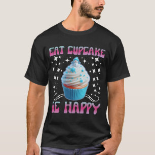 Kuchen essen glücklich T-Shirt