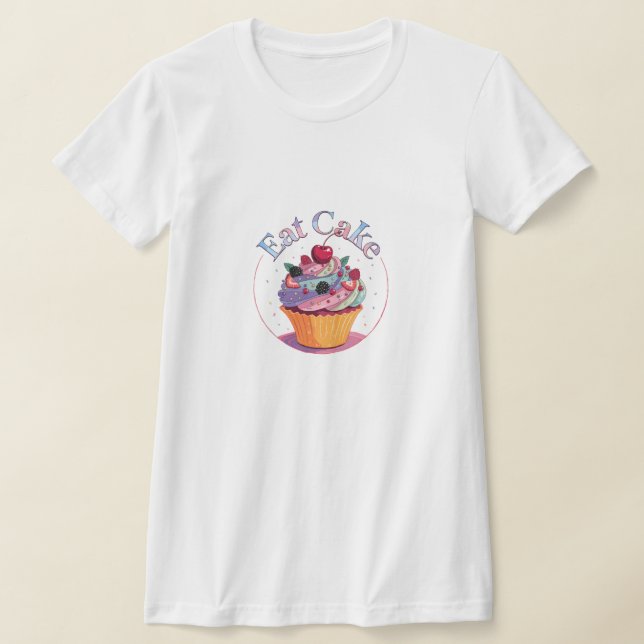 Kuchen essen T-Shirt (Ablage )