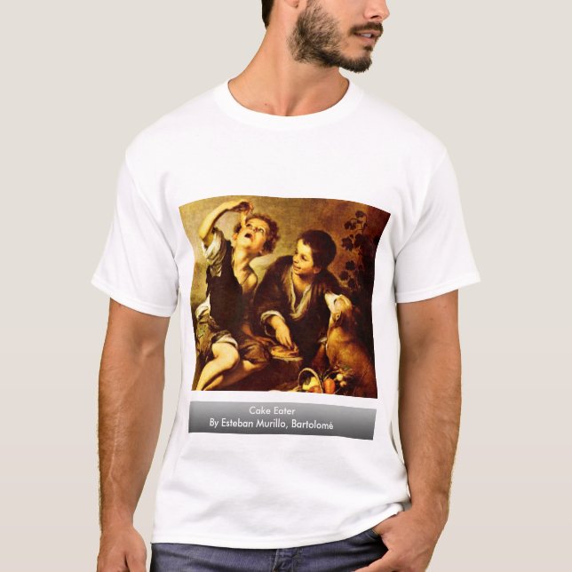 Kuchen-Esser durch Esteban Murillo, Bartolomé T-Shirt (Vorderseite)