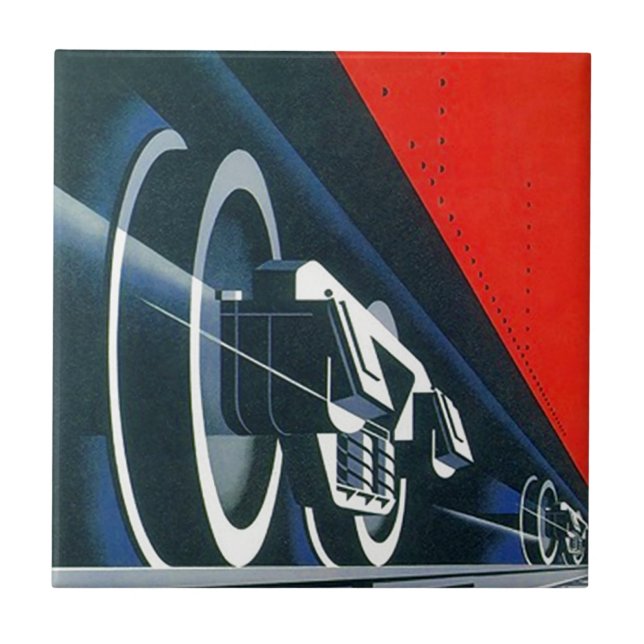 Küchen-Fliesen-Zug-sich fortbewegender Vintager Fliese (Vorderseite)