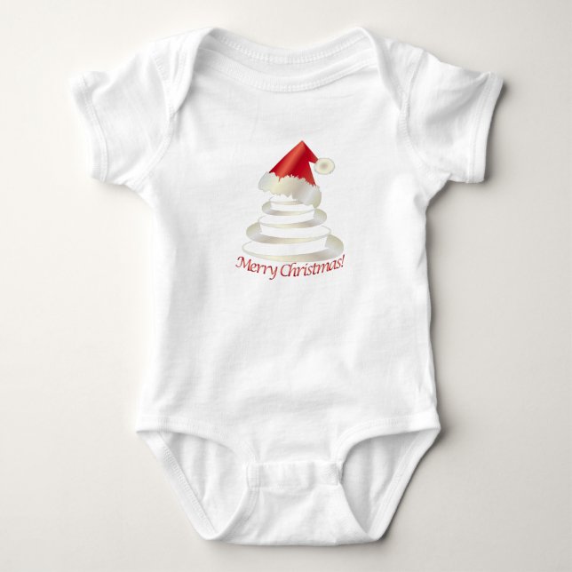 Kuchen für Santa Baby Strampler (Vorderseite)