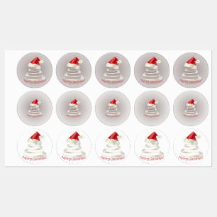 Kuchen für Santa Etiketten