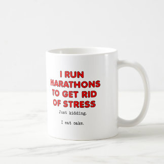 Kuchen für Stress Funny Mug Kaffeetasse