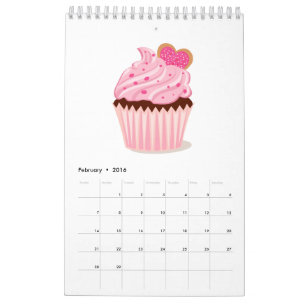Kuchen-Gebäck-Kalender Kalender