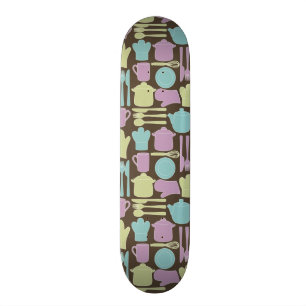 Küchen-Gerät-Muster 2 Skateboard