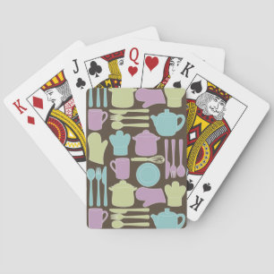 Küchen-Gerät-Muster 2 Spielkarten